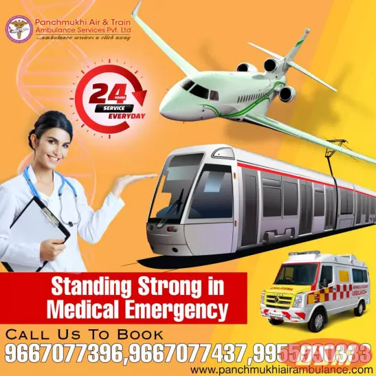 Take On Rent Panchmukhi Air Ambulance Services In Kolkata
