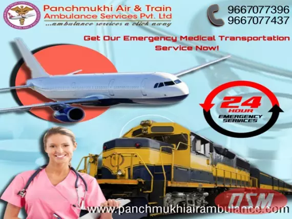 Get Life-Saver Panchmukhi Air Ambulance Services In Gorakhpur