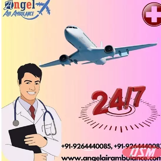 Hire Angel Air Ambulance Kolkata With Superb Medical Support