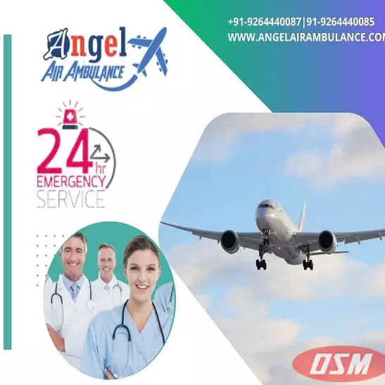Book Angel Air Ambulance Guwahati With Credible Medical Equipment