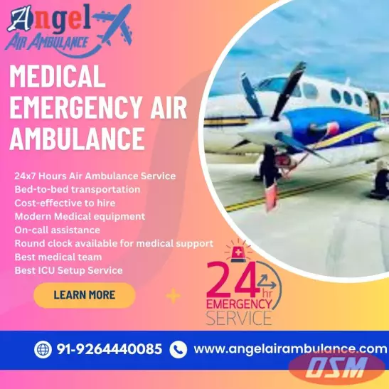 Choose Masterly Air Ambulance Patna With A Complete ICU Facility