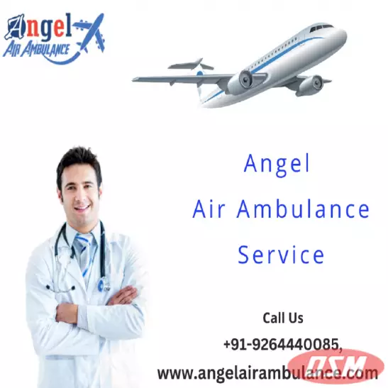 High-Class Air Ambulance With Medical Equipment In Ranchi