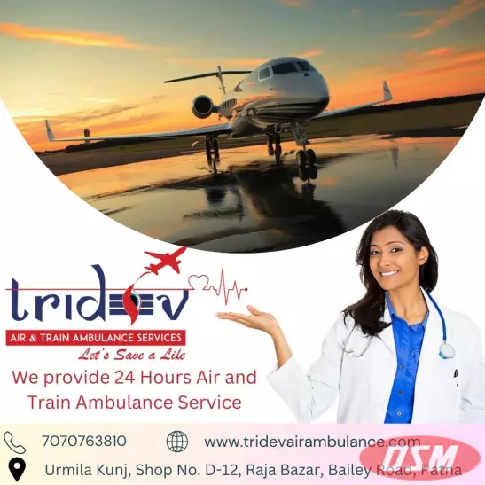 Tridev Air Ambulance In Chennai - Just Take Off