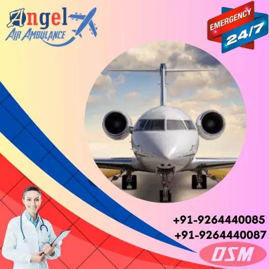 Aircraft Carries Offered By Angel Air Ambulance Service In Bangalore
