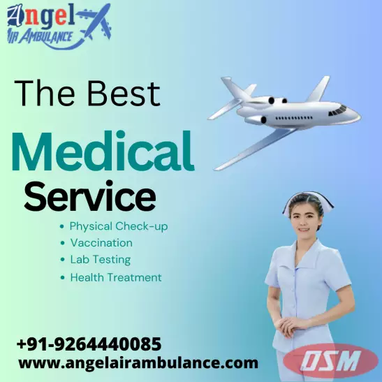Angel Air Ambulance In Siliguri With High-Level Medical Treatment