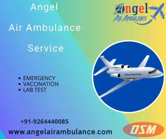 Angel Air Ambulance Service In Nagpur With Advance Medical Care
