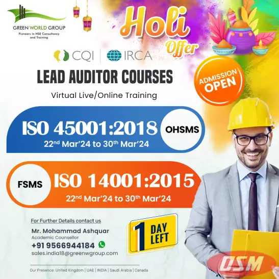 The IRCA Lead Auditor Course