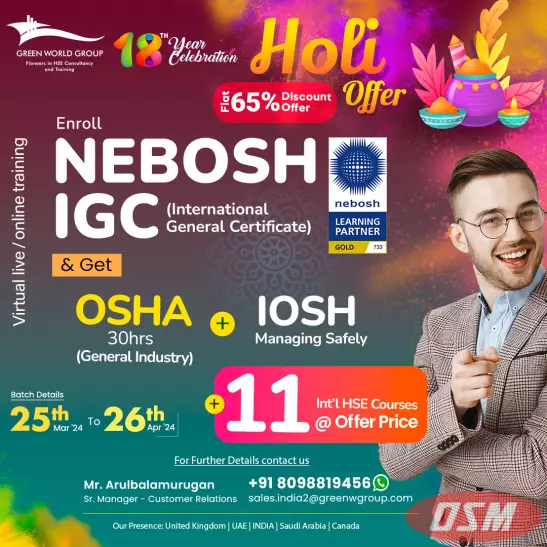 Nebosh IGC Course Training Chennai