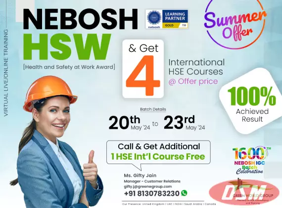 Nebosh HSW Course In Punjab
