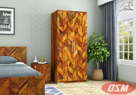 Quality Sheesham Wood Wardrobe - Urbanwood