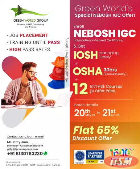 Gain Your NEBOSH IGC Certification In Punjab Now!