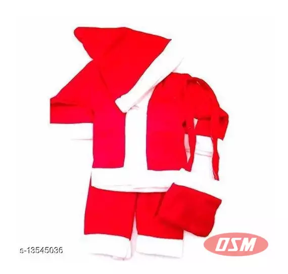 PK MART Kids Santa Dress Boys/girls Clothing Sets Pack Of 1