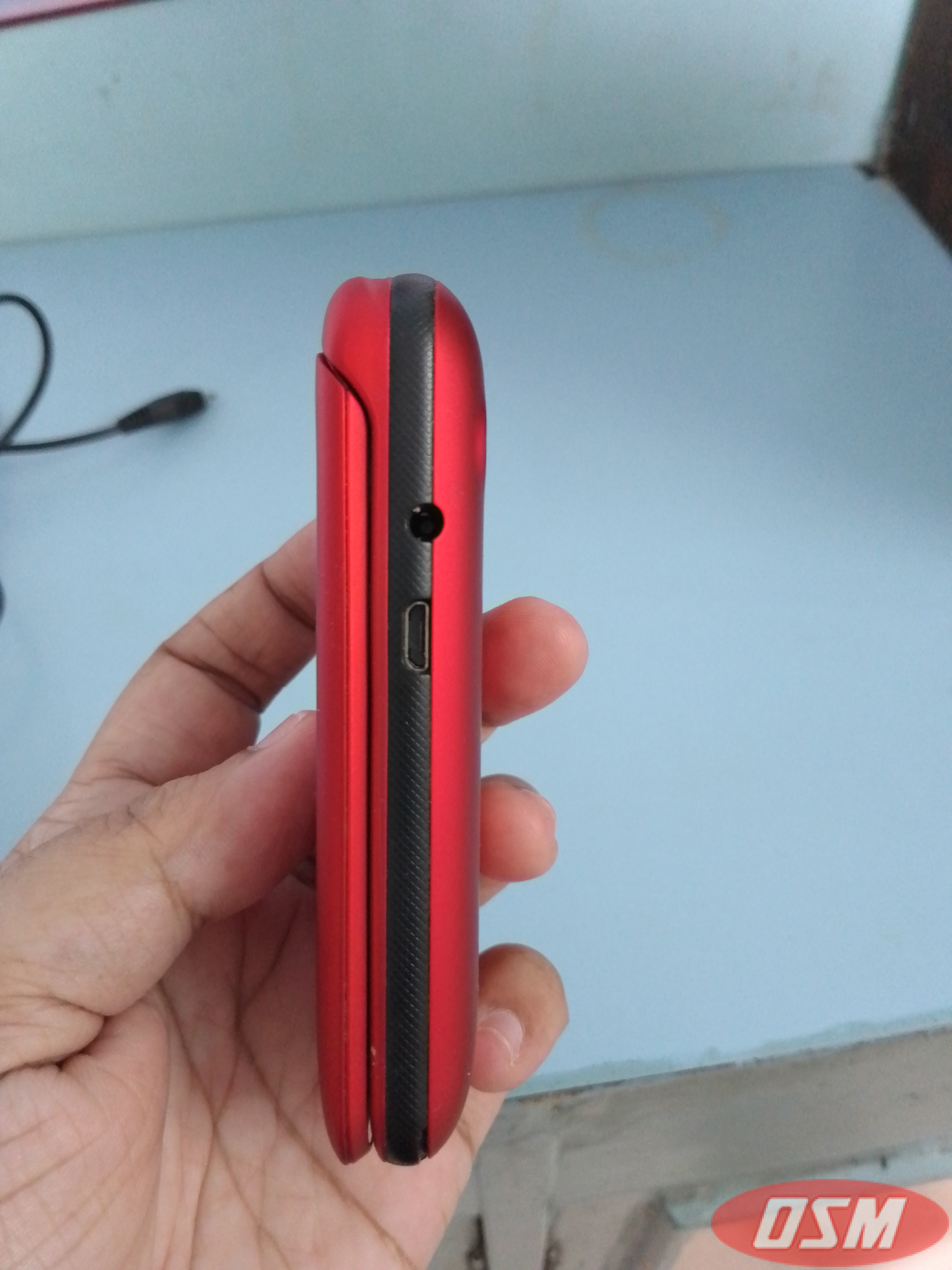 Lava Red Flip Phone
